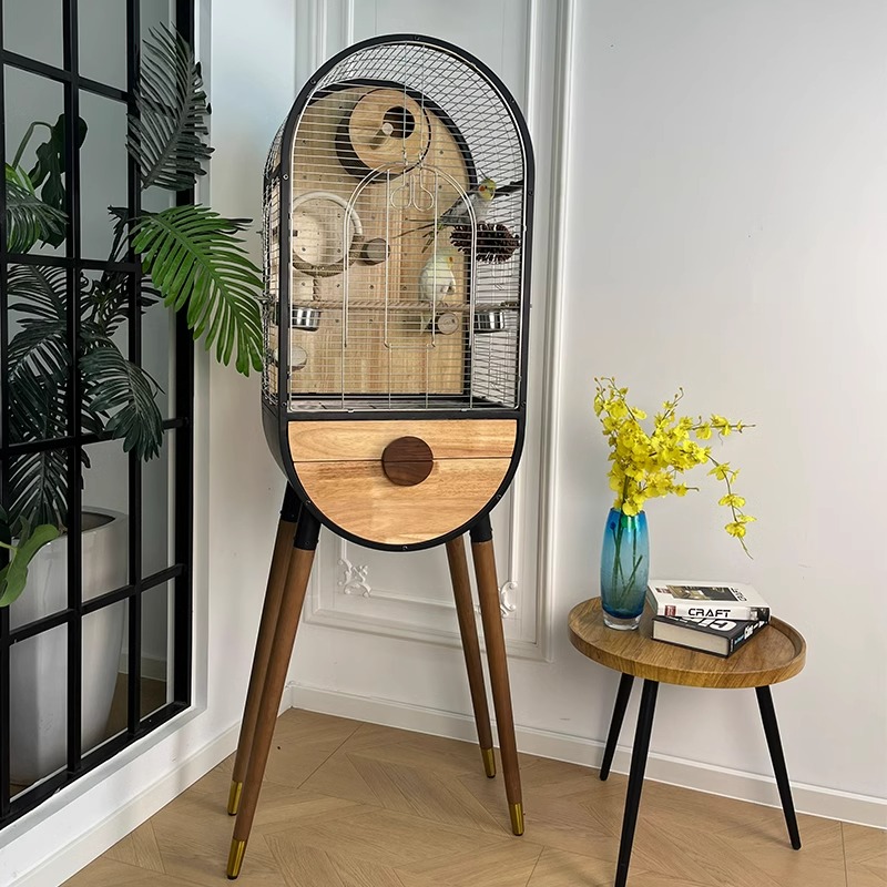 Клетка для размножения натуральной стальной деревянной птицы съемной клетки виллы Клетка для размножения натуральной стальной деревянной птицы съемной клетки виллы