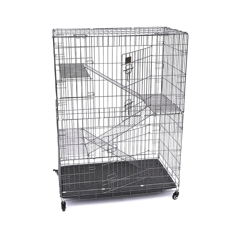 2/3/4-уровневой крупной внутренней проводной металлической клетки кошек с колесами 2/3/4-уровневой крупной внутренней проводной металлической клетки кошек с колесами