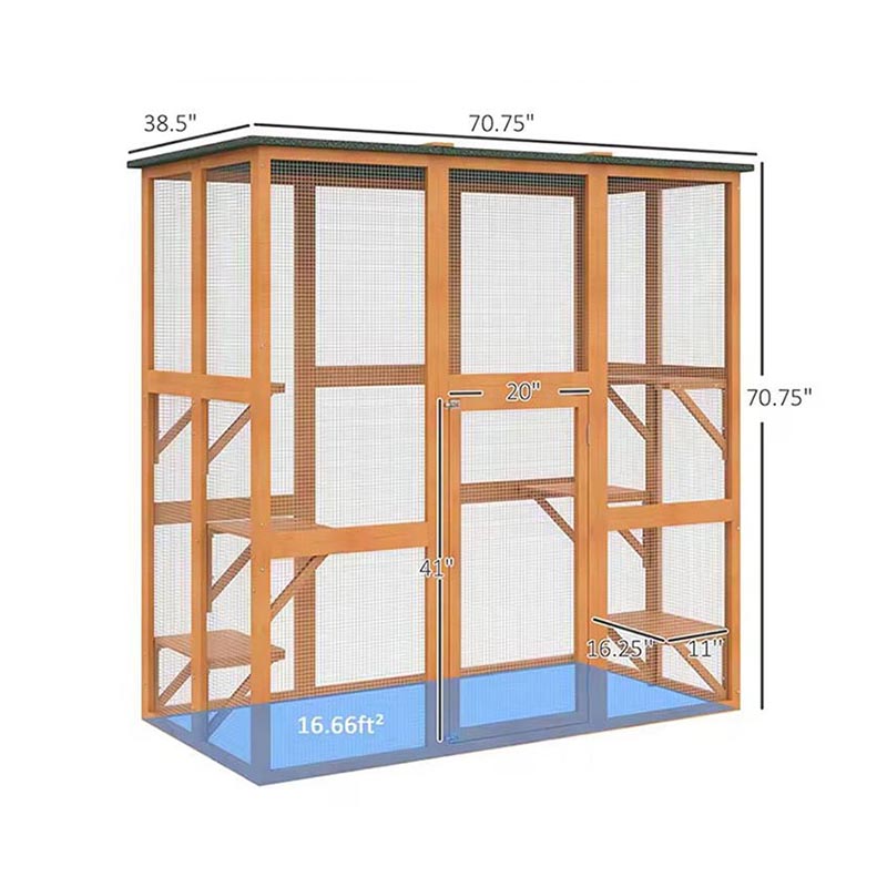 Деревянный кошачий дом водонепроницаемый кошачий клетка вилла Деревянный кошачий дом водонепроницаемый кошачий клетка вилла