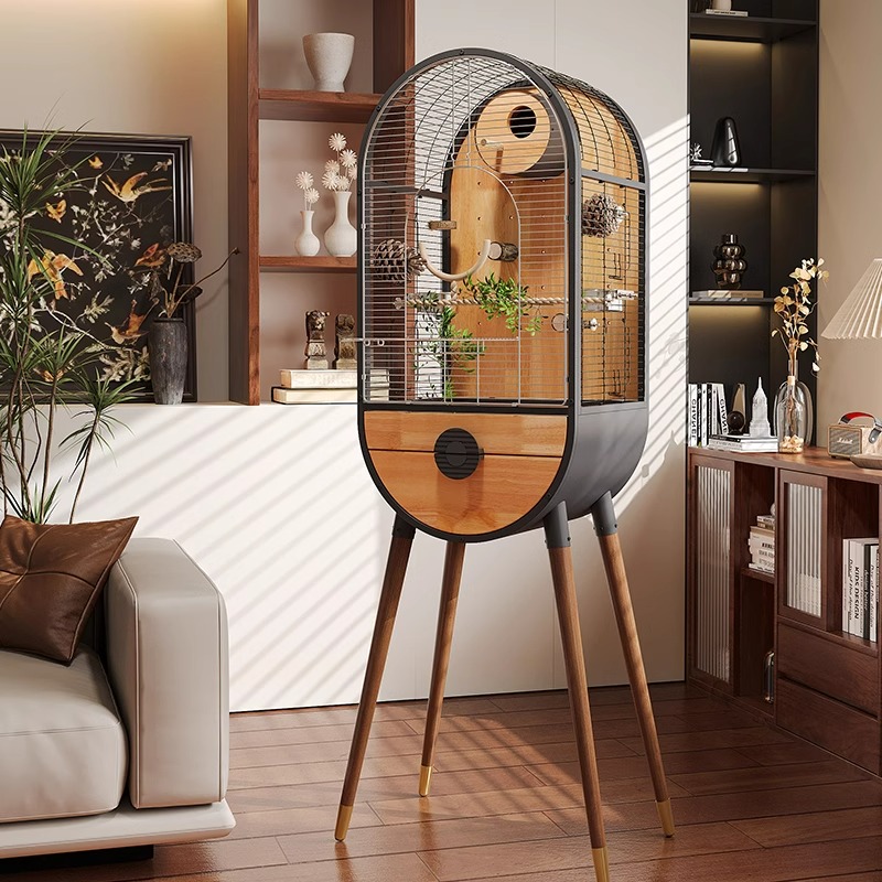 Клетка для размножения натуральной стальной деревянной птицы съемной клетки виллы Клетка для размножения натуральной стальной деревянной птицы съемной клетки виллы