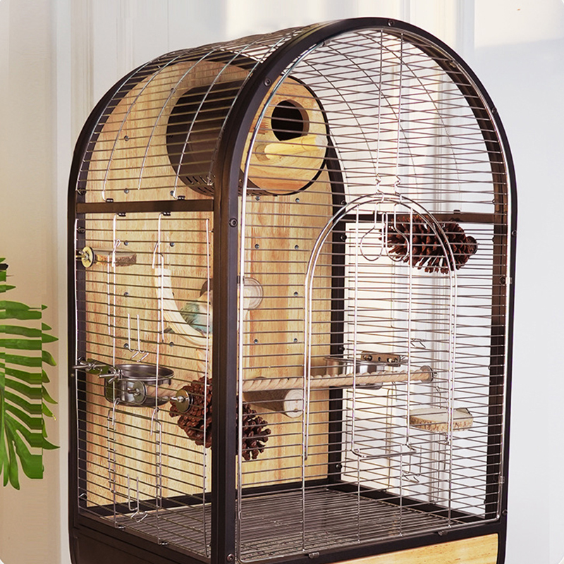 Клетка для размножения натуральной стальной деревянной птицы съемной клетки виллы Клетка для размножения натуральной стальной деревянной птицы съемной клетки виллы