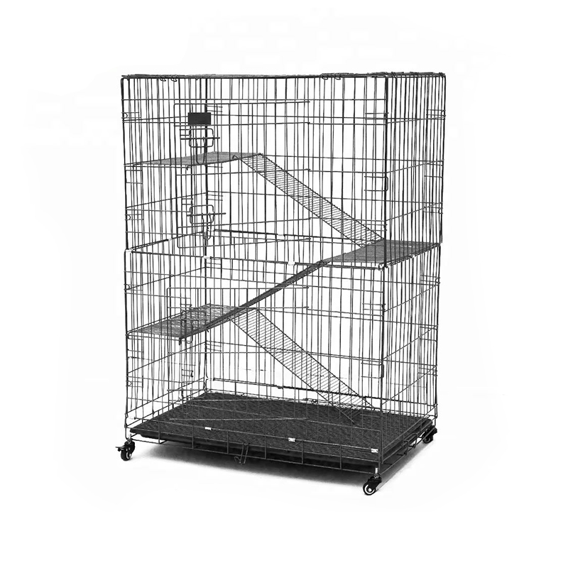 2/3/4-уровневой крупной внутренней проводной металлической клетки кошек с колесами 2/3/4-уровневой крупной внутренней проводной металлической клетки кошек с колесами