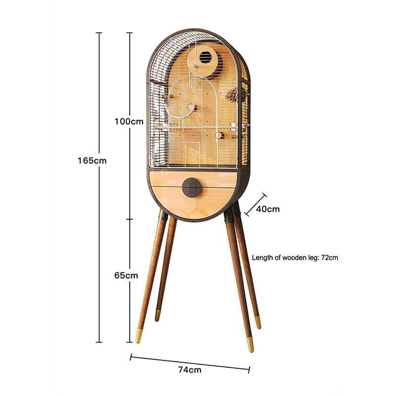Клетка для размножения натуральной стальной деревянной птицы съемной клетки виллы Клетка для размножения натуральной стальной деревянной птицы съемной клетки виллы