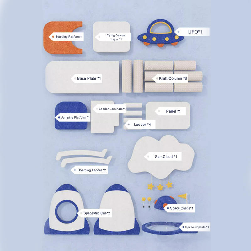 Синяя космическая капсула скалолаза Синяя космическая капсула скалолаза