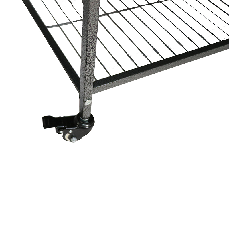 Большая сверхмощная 2/3/4-уровневая металлическая крытая трубка для кошачьей клетки с колесами Большая сверхмощная 2/3/4-уровневая металлическая крытая трубка для кошачьей клетки с колесами