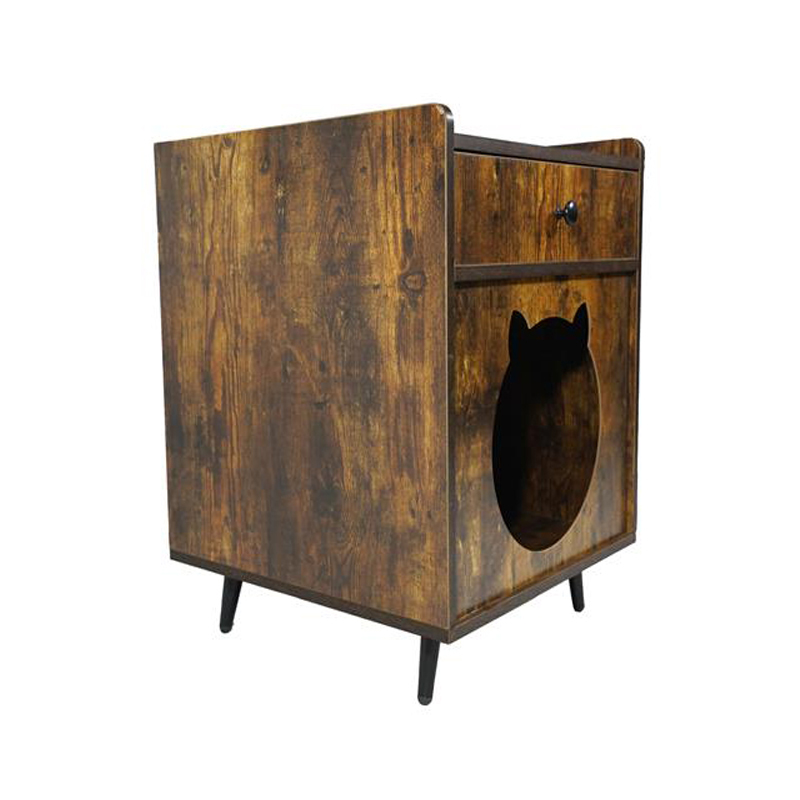 Телевизионная мебельная клетка кошек с ящиком мусора Телевизионная мебельная клетка кошек с ящиком мусора