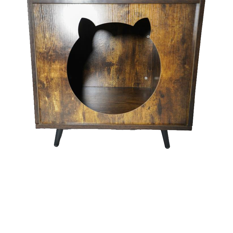 Телевизионная мебельная клетка кошек с ящиком мусора Телевизионная мебельная клетка кошек с ящиком мусора