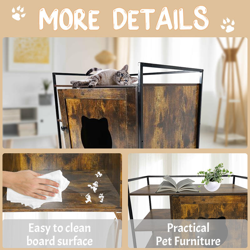 Клетка кошек в стиле мебели с хранением Клетка кошек в стиле мебели с хранением