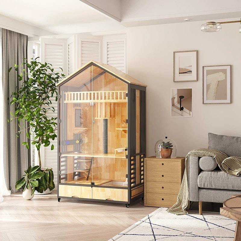 Многослойная деревянная вилла-клетка Многослойная деревянная вилла-клетка