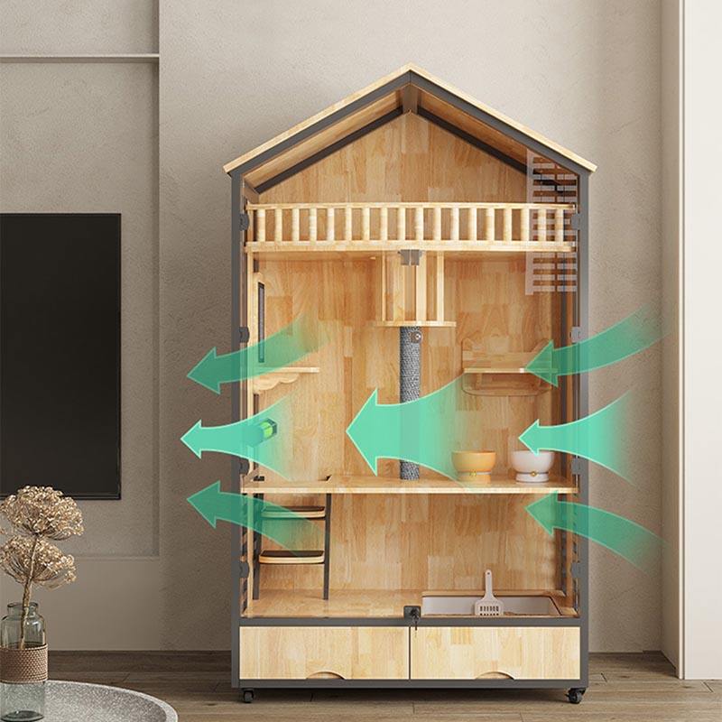 Многослойная деревянная вилла-клетка Многослойная деревянная вилла-клетка