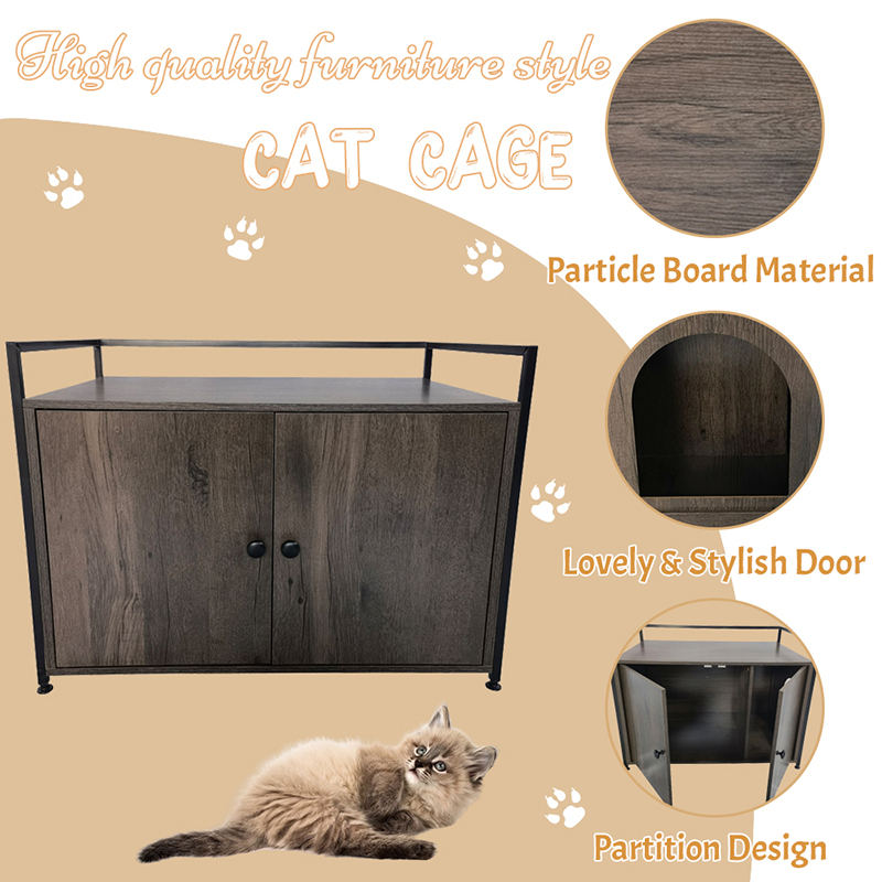 Шкаф для помещений с пометом с кошачьим боковым столом в стиле мебели для разделителей Шкаф для помещений с пометом с кошачьим боковым столом в стиле мебели для разделителей