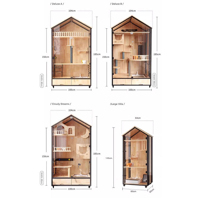 Многослойная деревянная вилла-клетка Многослойная деревянная вилла-клетка