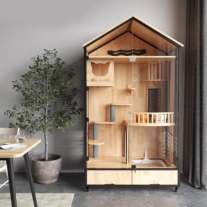 Многослойная деревянная вилла-клетка Многослойная деревянная вилла-клетка