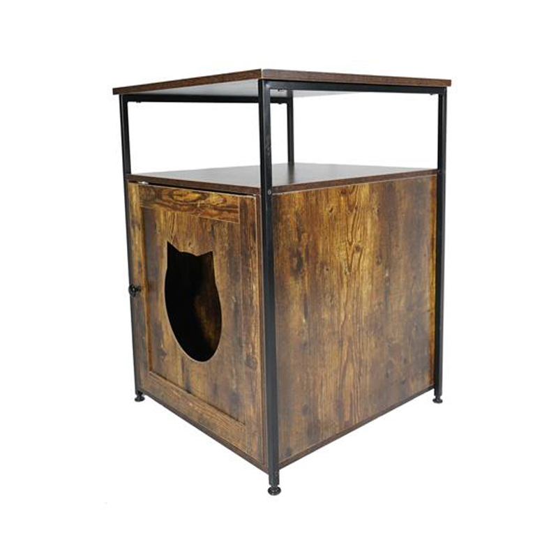 Внутренний боковой стол в стиле кошки клетки для мусора Внутренний боковой стол в стиле кошки клетки для мусора