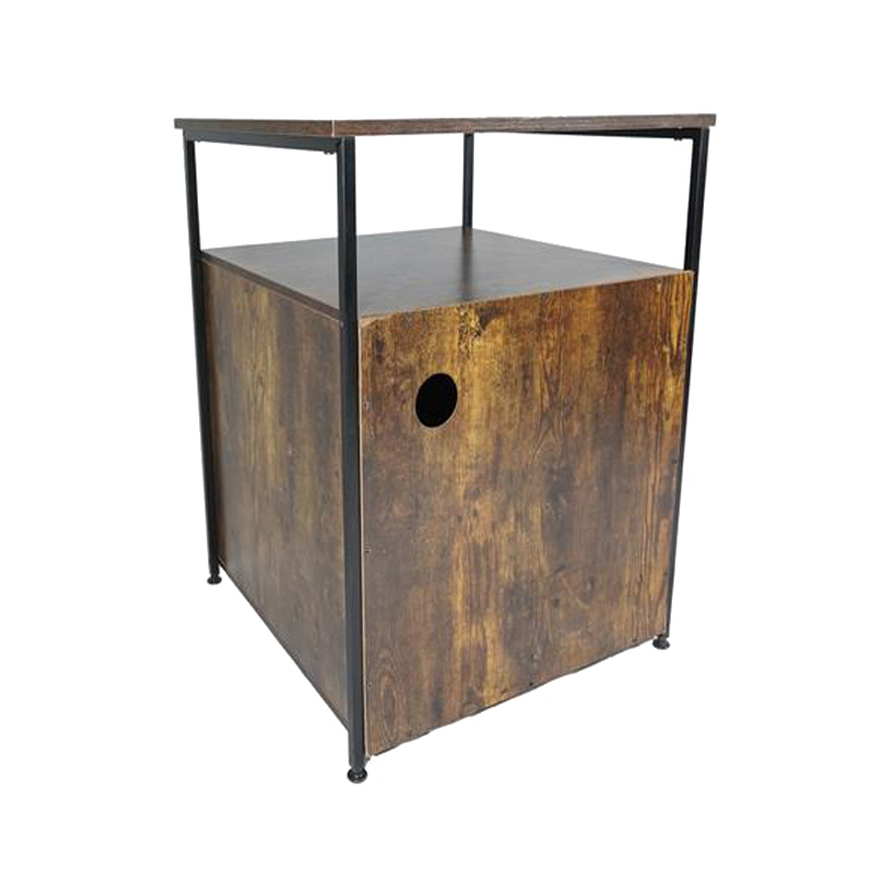 Внутренний боковой стол в стиле кошки клетки для мусора Внутренний боковой стол в стиле кошки клетки для мусора