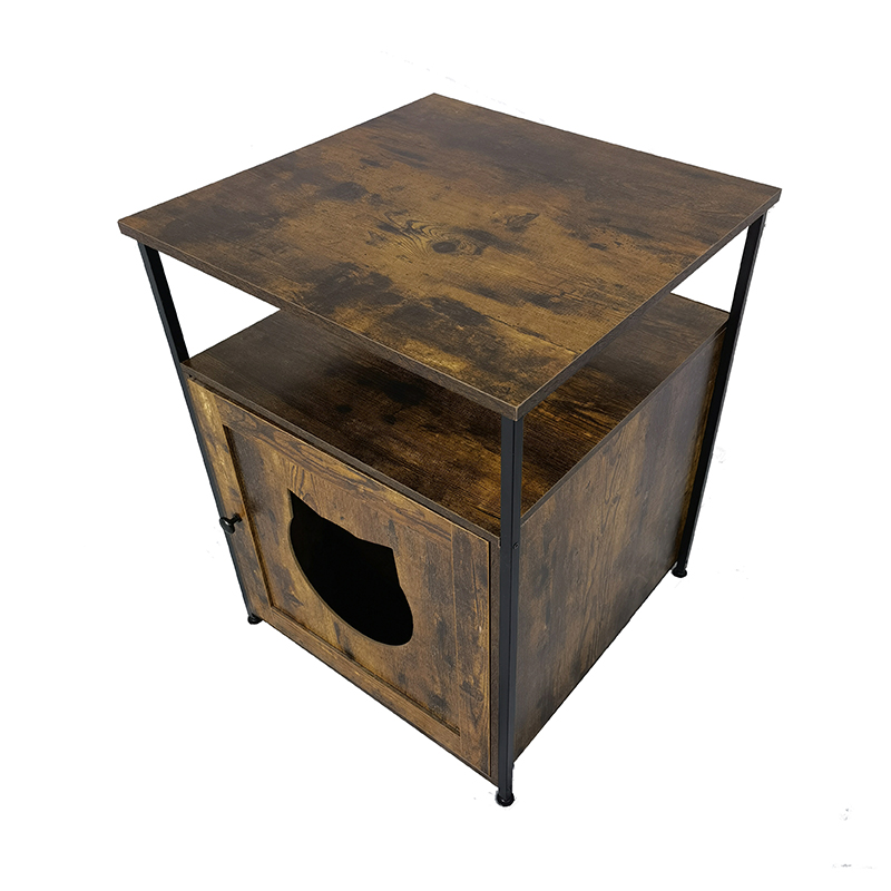 Внутренний боковой стол в стиле кошки клетки для мусора Внутренний боковой стол в стиле кошки клетки для мусора