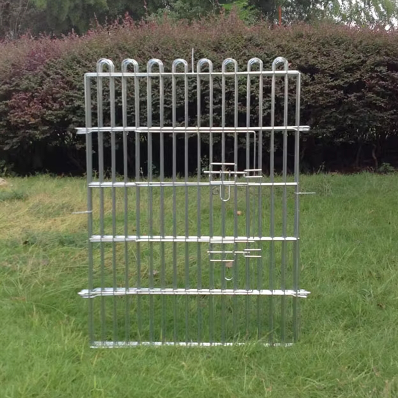 Складная проволока на открытом воздухе Metal Dog Playpen с верхней крышкой Складная проволока на открытом воздухе Metal Dog Playpen с верхней крышкой