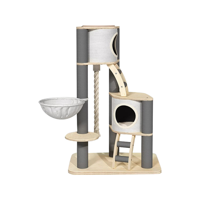 Башня от пола до потолка внутреннего сплошного дровя